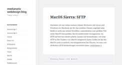 Desktop Screenshot of blog.medianetic.de